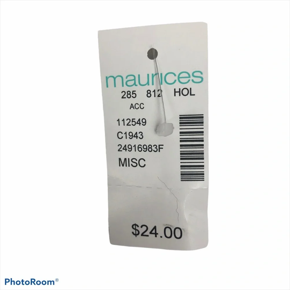 NWT MAURICES Women’s Winter Scarf 54” x 54” Multi Color Plaid - Picture 8 of 8